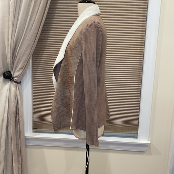 Alfred Dunner Twilight Point Moleskin Sweater Jacket - Picture 6 of 10